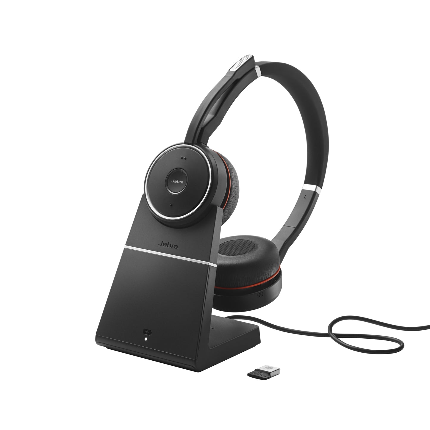 Jabra Evolve 75 Kuulokkeet Langallinen ja langaton Pääpanta Puhelut/Musiikki Bluetooth Latausteline musta