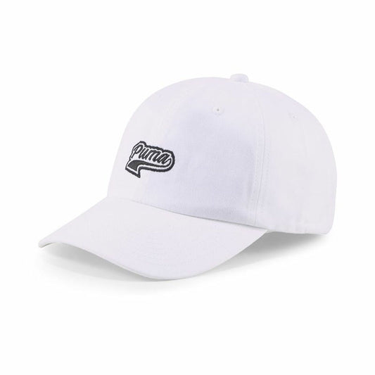 Urheilulippalakki Puma Script Logo Valkoinen Monivärinen Yksi koko