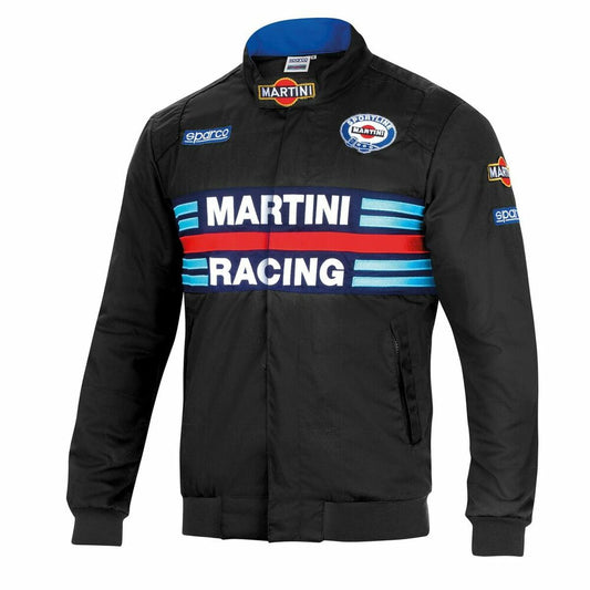 Aikuisten kokoinen takki Sparco Martini Racing Musta M