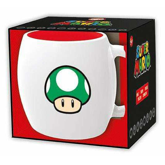 Kuppi laatikolla Super Mario 1-UP Keraminen 360 ml
