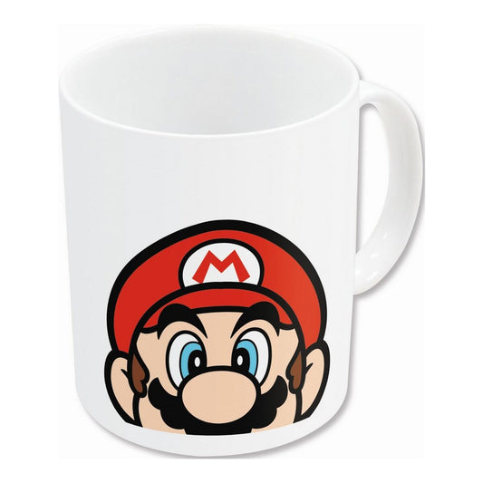 Muki Super Mario Valkoinen Keraminen Punainen (350 ml)