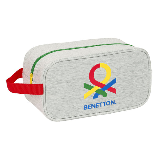 Kotelo matkatohveleille Benetton Pop Harmaa (29 x 15 x 14 cm)