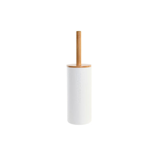 Vessaharja DKD Home Decor 9 x 9 x 35,5 cm Luonnollinen Valkoinen polypropeeni