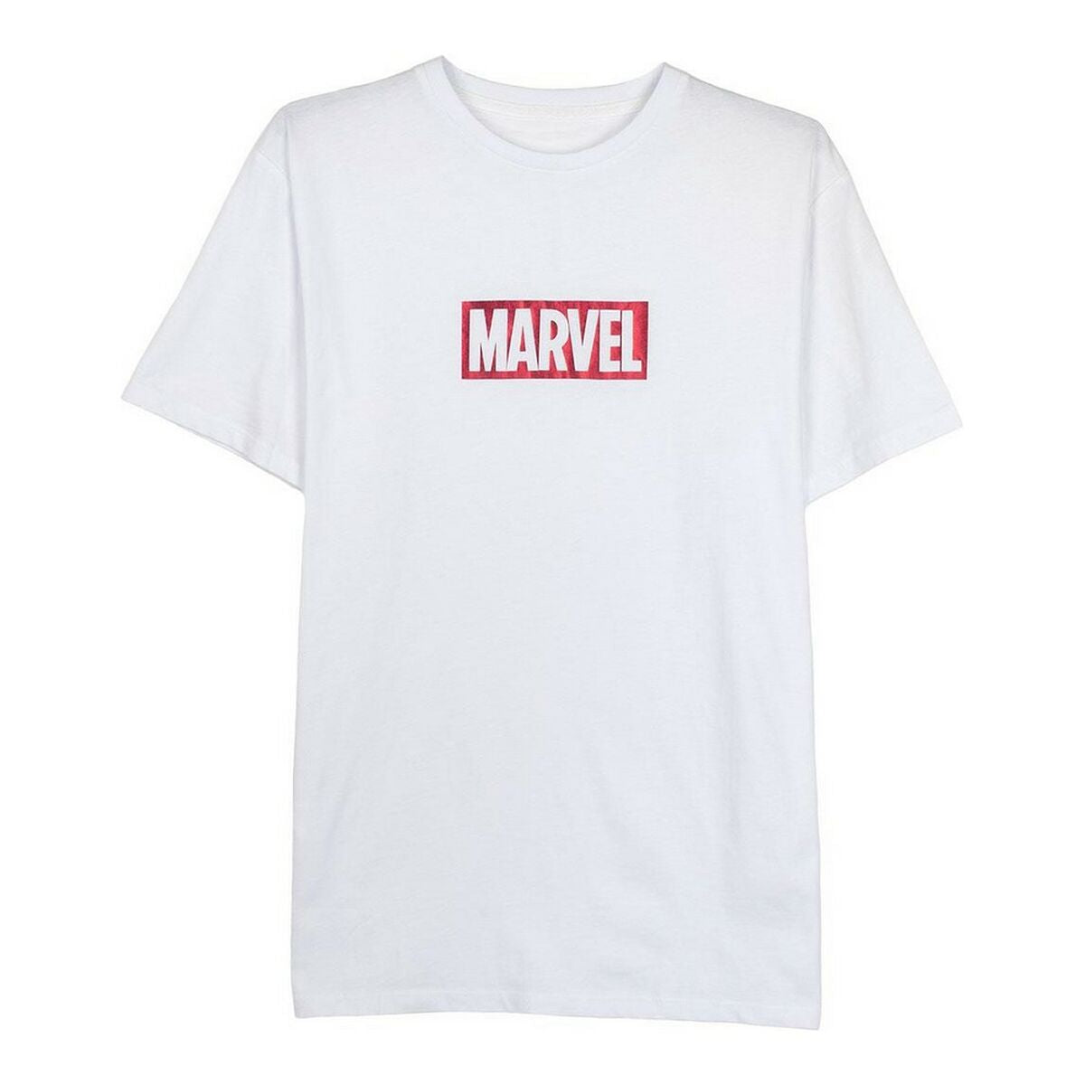 Miesten T-paita Marvel Valkoinen Aikuisten, Koko XL