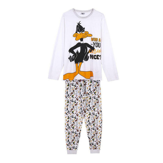 Pyjamat Looney Tunes Harmaa (Aikuisten) Miehet, Koko S