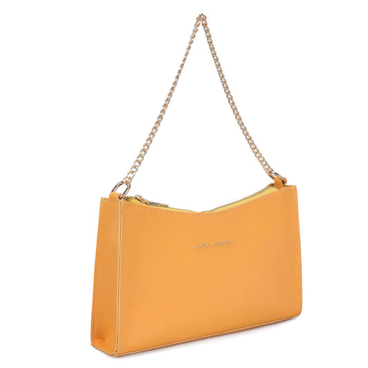 Naisten Käsilaukku Laura Ashley CRAIG-YELLOW Keltainen 25 x 16 x 6 cm