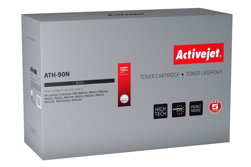 Activejet ATH-90N Toner (Replaces HP 90A CE390A; Supreme; 10,000 pages; Black)