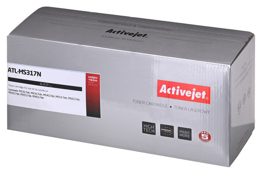 Activejet ATL-MS317N -väriaine Lexmarkille; Korvaava Lexmark 51B2000 Supreme; 2500 sivua; musta)