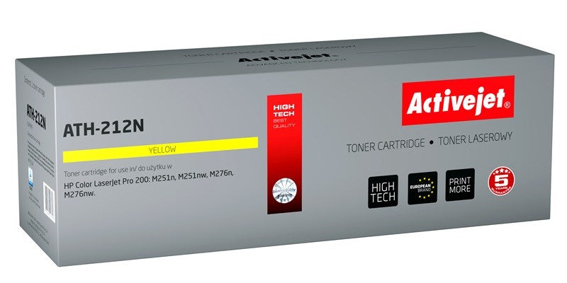 Activejet ATH-212N Toner (Replaces HP 131A CF212A for Canon CRG-731Y; Supreme; 1800 Pages; Yellow)