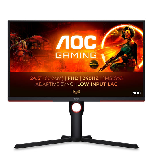 AOC G3 25G3ZM/BK computer monitor 62.2 cm (24.5 ) 1920 x 1080 pixels Full HD Black Red