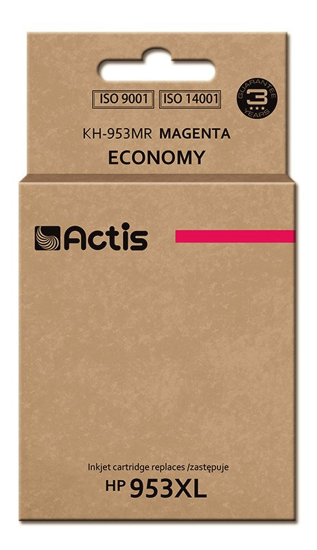 Actis KH-953MR muste (korvaa HP 953XL F6U17AE:lle; standardi; 25 ml; magenta) - Uusi siru