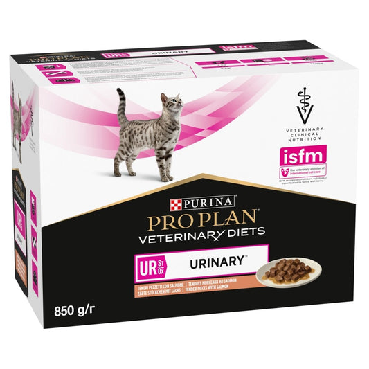 PURINA Pro Plan Veterinary Diets UR St/Ox Urinary - kissan märkäruoka - 10 x 85g