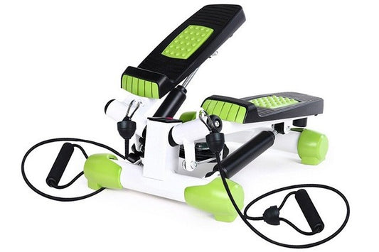 Diagonal stepper with white and green cables HMS S3033