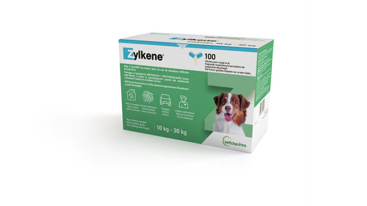 VETOQUINOL Zylkene 100 tablettia 10-30kg - koiran koostumus - 225mg
