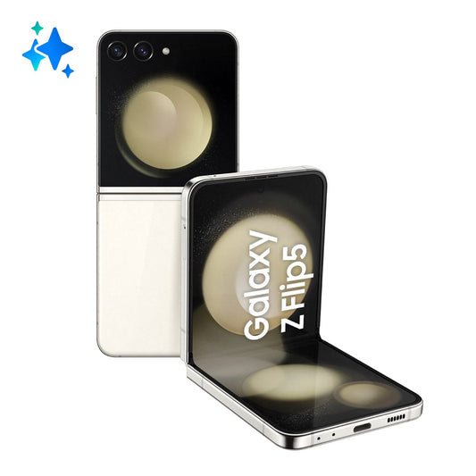 Samsung Galaxy Z Flip5 SM-F731B 17 cm (6.7") Dual SIM Android 13 5G USB Type-C 8 GB 512 GB 3700 mAh Cream color