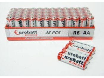 Batteries AA 4 pcs - Eurobatt