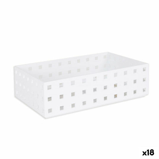 Vetolaatikon Järjestelijä Confortime Valkoinen 20,6 x 13,7 x 6,2 cm (18 osaa)