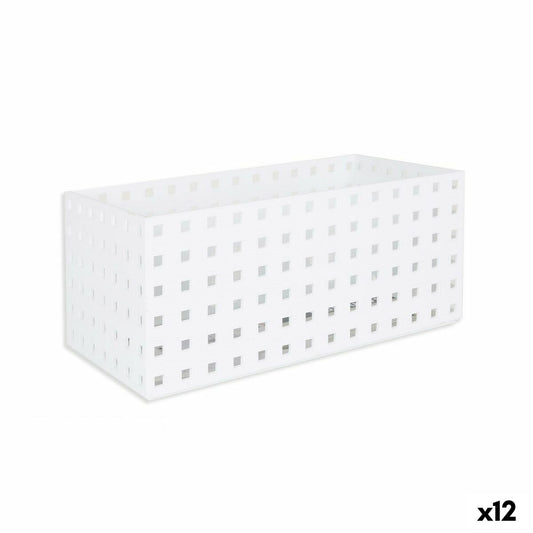 Vetolaatikon Järjestelijä Confortime Valkoinen 27,5 x 13,5 x 12,2 cm (12 osaa)