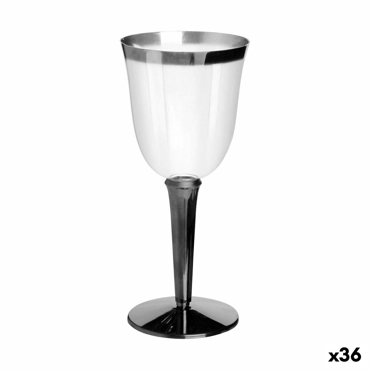 Sarja kierrätettäviä laseja Algon Viini Hopeinen 3 Kappaletta 250 ml (36 Osaa)