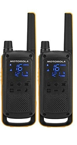 Motorola Talkabout T82 Extreme Twin Pack radiopuhelin 16 kanavaa musta, Oranssi