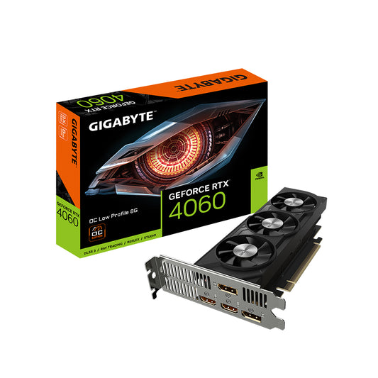 Gigabyte GeForce RTX 4060 OC Matalaprofiilinen 8G NVIDIA GeForce RTX 4060 8 Gt GDDR6 - KorhoneCom