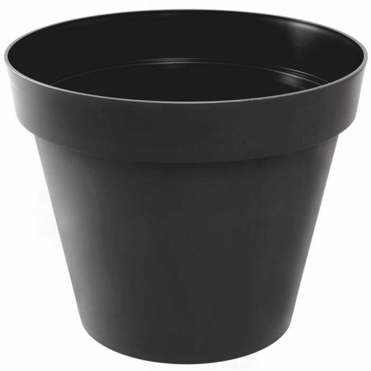 Flower pot EDA Black Ø 30 x 26 cm Anthracite gray