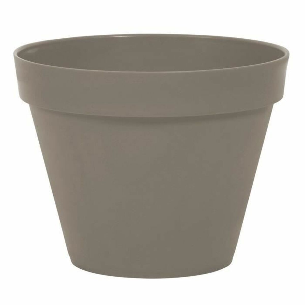 Flower pot EDA Ø 30 x 26 cm Round Brown-grey