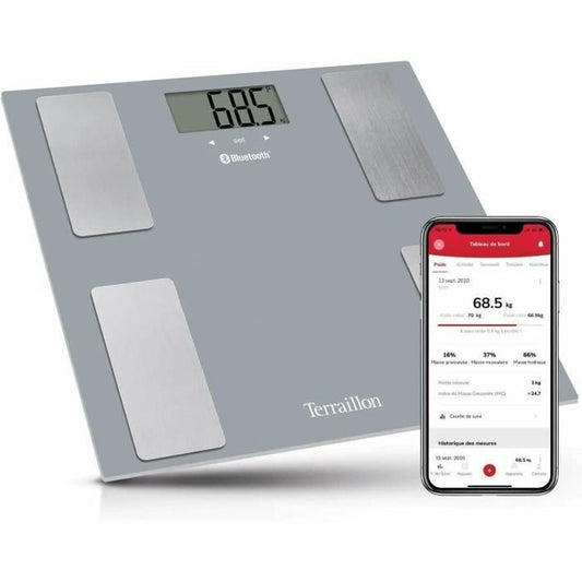 Digital personal scale Terraillon Smart Connect Gray