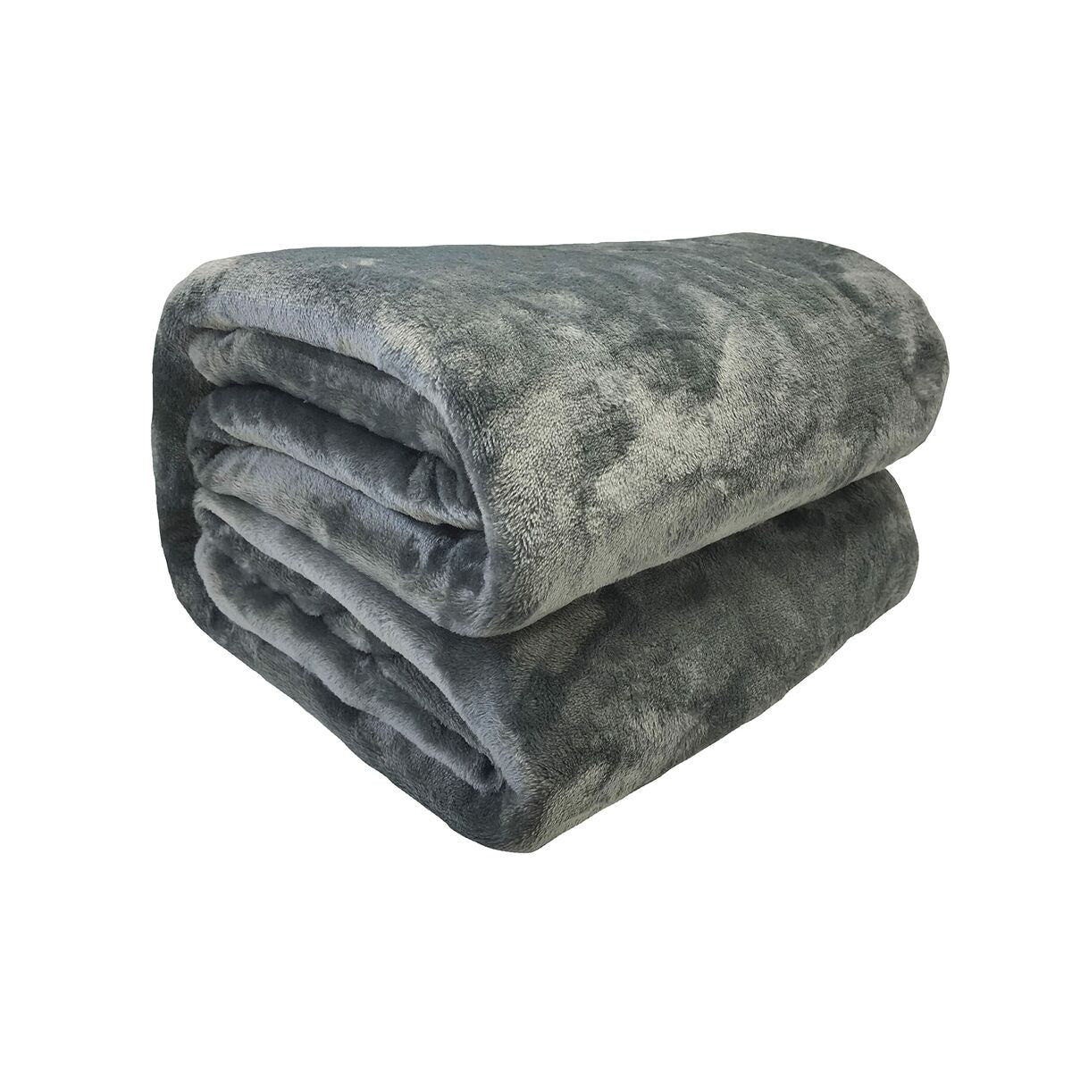 Blanket Poyet Motte Dark gray 240 x 220 cm