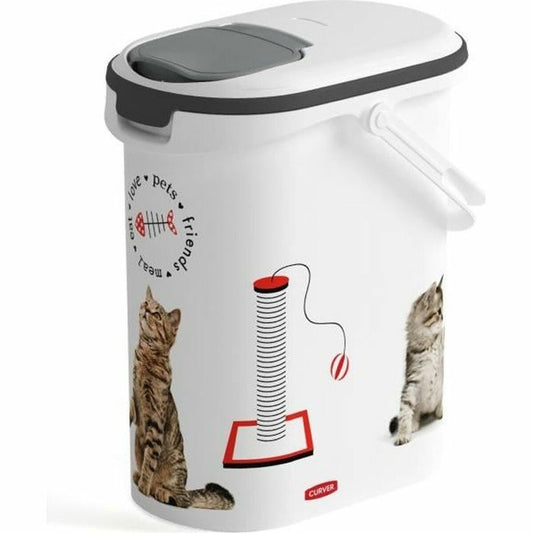 Food can for pets Curver Love Pets Cat White 4 Kg