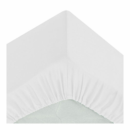Fitted base sheet Atmosphera White (90 x 190 cm)