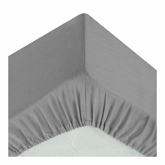 Fitted base sheet Atmosphere Gray (90 x 190 cm)
