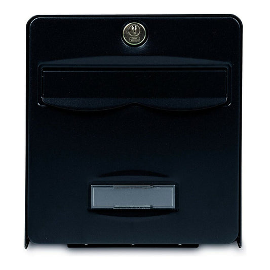 Mailbox Burg-Wachter Black Stainless steel Galvanized steel 36.5 x 28 x 31 cm
