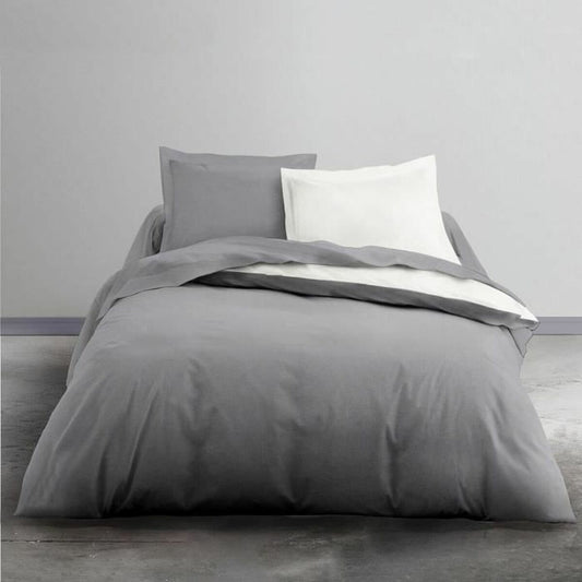 Fitted sheet without filling TODAY White Light gray 200 x 200 cm