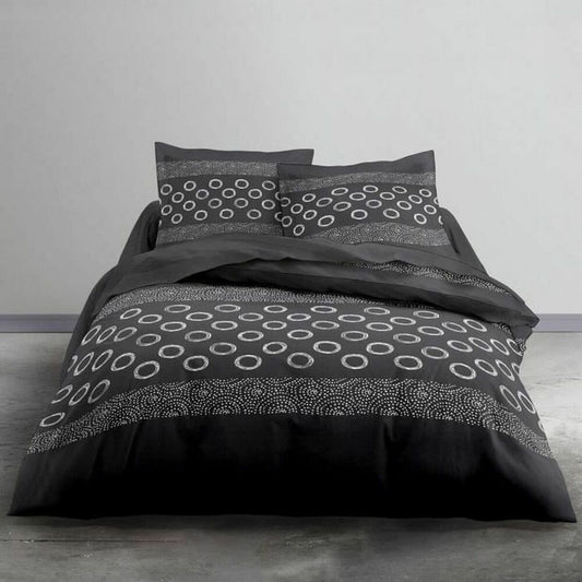 Fitted sheet without filling TODAY Circles Gray (240 x 260 cm)