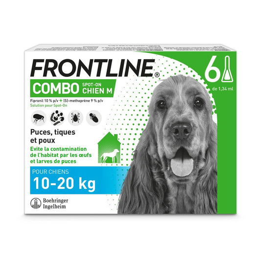 Antiparasitics Frontline Dog 10-20 Kg 1.34 ml 6 parts