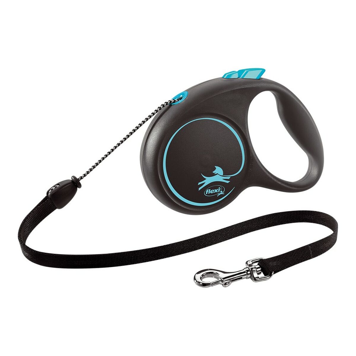 Dog leash Flexi BLACK DESIGN 3 m Blue XS