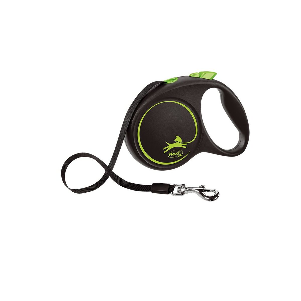 Dog leash Flexi Design L Green (5 m)