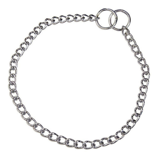 Dog collar Hs Sprenger Silver 2.5 mm Links Spiral (50 cm)