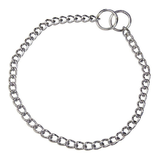 Dog collar Hs Sprenger Silver 2.5 mm Links Spiral (55 cm)