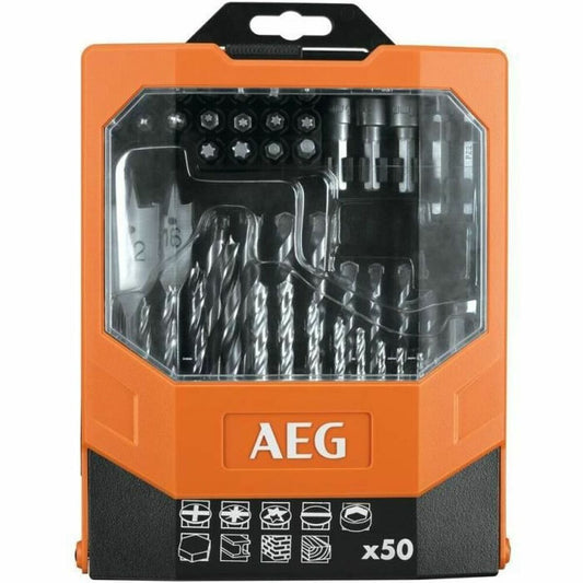 Set of blades and tips AEG Powertools AAKDD50 50 pieces