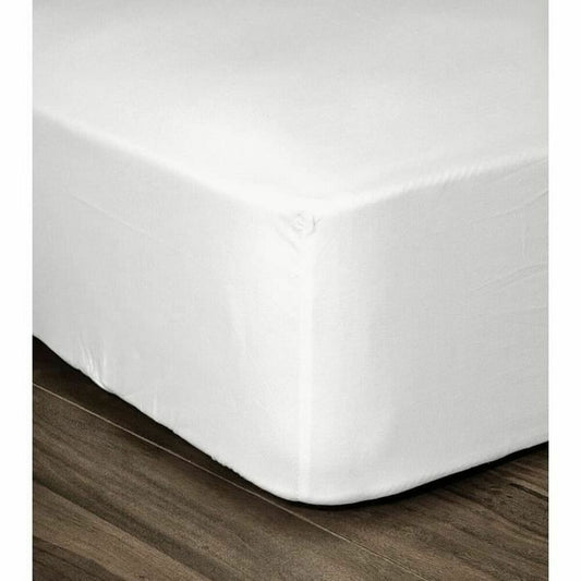Fitted base sheet Lovely Home White 160 x 200 cm (Double bed)