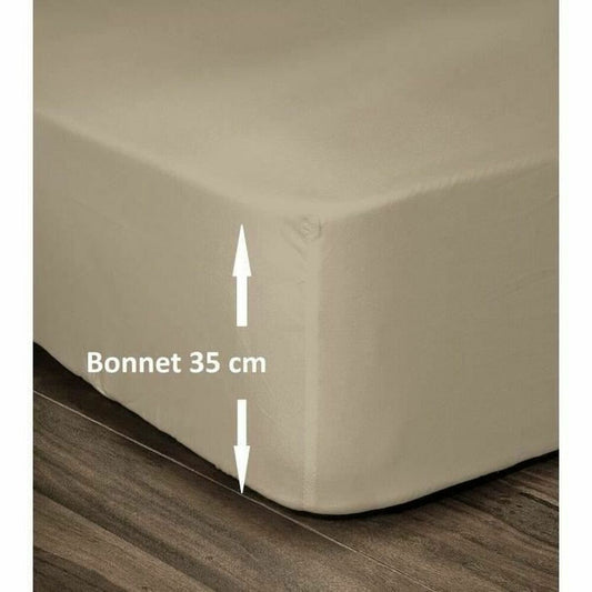 Fitted base sheet Lovely Home Beige 180 x 200