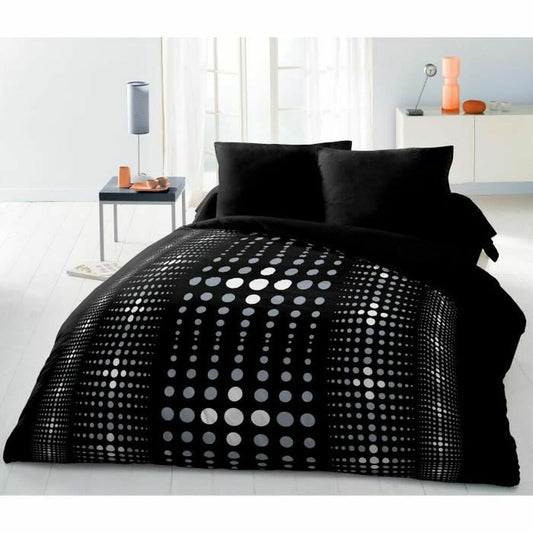 Fitted sheet HOME LINGE PASSION Steevy Black 220 x 240 cm