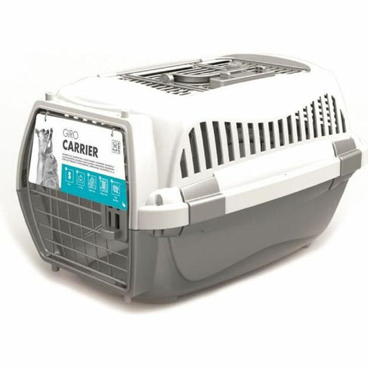 Carrier MPETS GIRO M Dog White Gray