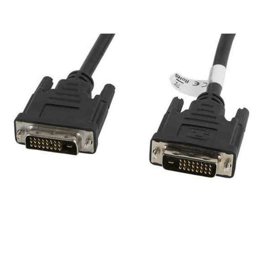 DVI-Cable Lanberg Male plug/Male plug Black, Size 1.8 m