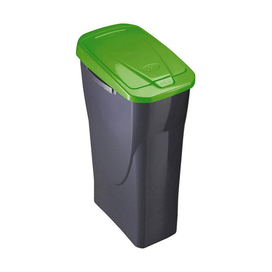 Trash can Mondex Green Black/Green polypropylene Plastic 15 L