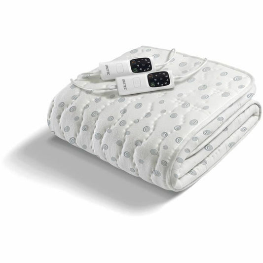 Electronic Blanket IMETEC 16631 White/Grey Cotton
