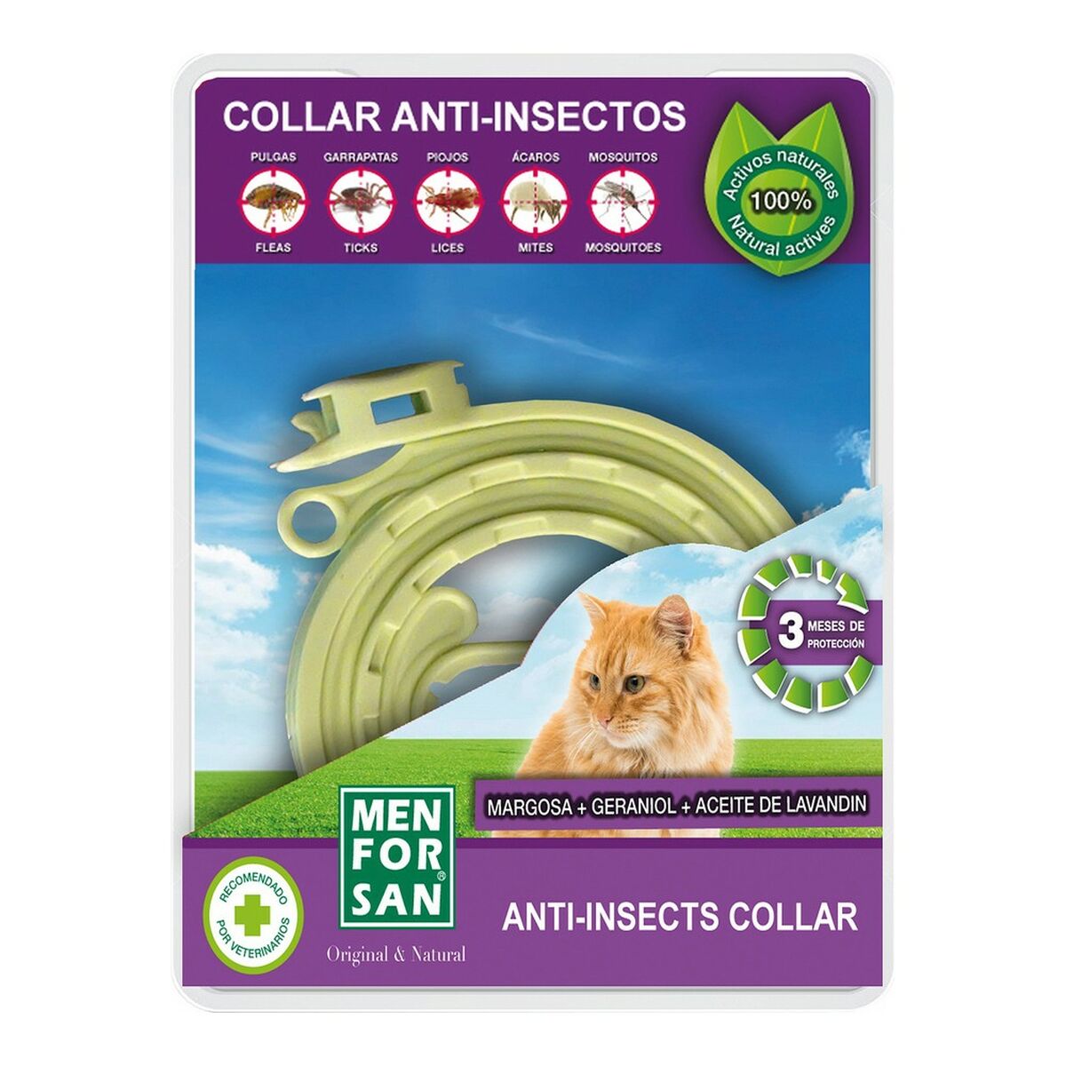 Necklaces Menforsan Insect control Cat