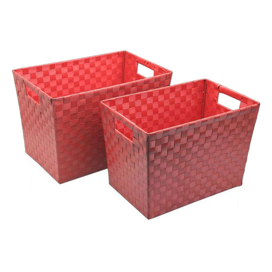 Multipurpose basket Versa Rocha polypropylene 2 Pieces (21.5 x 22.5 x 33 cm)